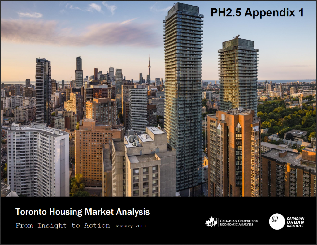 Toronto Housing Market Analysis Canadian Centre For Economic Analysis